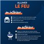 HARRIS - Allume-Feu Puissants - Sans Odeur - Démarrage Rapide - Combustion Longue - Cheminée et Barbecue - Technique Professionn