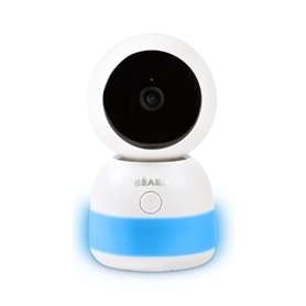 BEABA Caméra Vidéo Bébé Supplémentaire Rotation 360° Application Mobile Vision Nocturne Veilleuse Multicolore Talkie-Walkie Berc