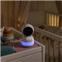 BEABA Caméra Vidéo Bébé Supplémentaire Rotation 360° Application Mobile Vision Nocturne Veilleuse Multicolore Talkie-Walkie Berc