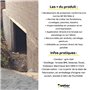 Mortier d'imperméabilisation pour fondations ou piscines, 5kg, WEBERDRY PLUS, WEBER