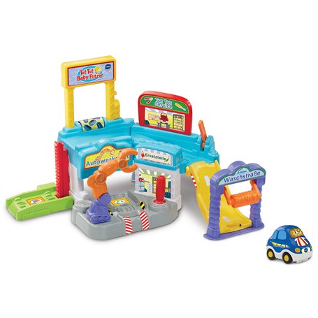 Vtech TUT TUT TUT Baby Flitzer Atelier Automobile – Atelier interactif avec Bras Robot et de Nombreuses possibilités de Jeu – po