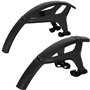 ZEFAL Pack Deflector M65 - Pack de Garde Boue VTT Avant et Arrière - Garde-Boue VTT 26" à 29" - 590 g - Fabriqués en France