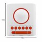 METRONIC 477444 Radio réveil veilleuse enfant Lisa Simpson - rouge et blanc Rouge