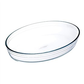 Ô cuisine Plat à four ovale en verre borosilicate 35 X 24 cm