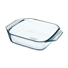 Pyrex - Irresistible - Plat à Four Carré en Verre 29x23 cm
