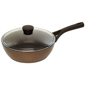 Pyrex - Gusto + - Sauteuse en Aluminium Compatible tous feux dont Induction Ø 24 cm