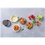 Pyrex - Asimetria - Set de 4 Tartelettes en Métal Anti-Adhésif Ø 10 cm