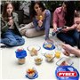 Pyrex Cook & Go - Lot de 7 Boîtes avec Couvercles Hermétiques - Tailles et Formes Différentes - Verre Borosilicate - Compatible 