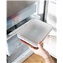 Pyrex Cook & Freeze - Lot de 4 Boites Rectangulaires avec Couvercle - 0.8L, 1.5L, 2.6L, 4L - Verre Borosilicate - Idéal congélat