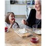 Pyrex Cook & Freeze - Lot de 4 Boites Rectangulaires avec Couvercle - 0.8L, 1.5L, 2.6L, 4L - Verre Borosilicate - Idéal congélat