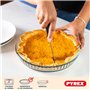 Pyrex - Lot de 2 Moules - Moule à Tarte 28cm + Moule à Gâteau 26cm - Verre Borosilicate -Résistant aux Rayures - Made in France