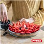 Pyrex - Lot de 2 Moules - Moule à Tarte 28cm + Moule à Gâteau 26cm - Verre Borosilicate -Résistant aux Rayures - Made in France
