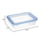 Pyrex Pure Glass - Boîte de conservation alimentaire en verre aver couvercle en verre hermétique 22 x 17 x 8 cm - 1,5L | Compati