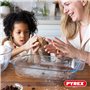 Pyrex - Lot de 3 Plats à Four Rectangulaires - Idéal 2 à 6 personnes - 3 Tailles - Verre Borosilicate - Larges Poignées - Résist