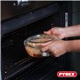 Pyrex 4 In 1 - Lot de 2 Cocottes 1L - Verre Borosilicate - Cuisson Four Façon Vapeur - Cuisine Mijotée - Compatible micro-ondes 