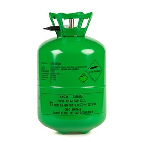 Grande bouteille d'hélium jusqu'à 50 ballons - Vert - Taille Unique