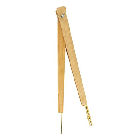 Compas à pointe bois 40 cm Ecole