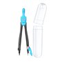 JPC Compas métal spécial trousse Protection pointe/étui plastique