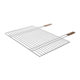RUECAB - Grilles de Cuisson Barbecue et fumoir - Grille de Barbecue Simple, Grille Barbecue rectangulaire, Grille BBQ 60x40 - Ma RUECAB - Grilles de Cuisson Barbecue et fumoir - Grille de Barbecue Simple