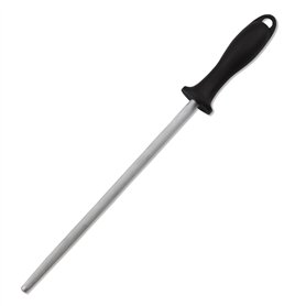 FISCHER - Fusil à Aiguiser Mèche 25cm Ronde Standard École Hôtelière Cuisinier Professionnel - Fabriqué en France