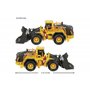 Majorette - Grand Series - Volvo Chargeur L350H - 21cm (Echelle 1/43ème) - Véhicule de Chantier - Sons et Lumières - Dès 3 Ans -