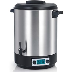 Stérilisateur De Bocaux Électrique Cuve Inox Avec Écran Lcd Robinet Et Minuteur 45l 2500w - KCPST45XXL.LCD