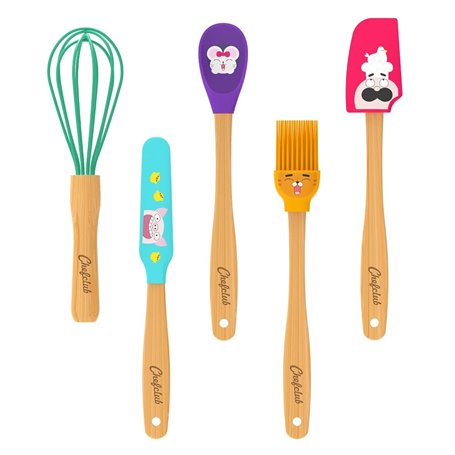 CHEFCLUB KIDS Ustensiles de Cuisine pour Enfants