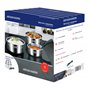Arthur Martin - Lot de 3 casseroles inox manche amovible - AM3456