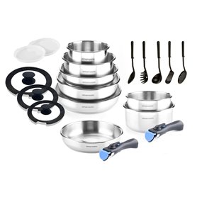Arthur Martin AMBI20S Batterie de Cuisine Tous Feux Dont Induction Inox