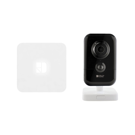 Delta Dore Pack Tycam 1100 connecté avec caméra de sécurité intérieure connectée et Box domotique. Système de sécurité | sans ab