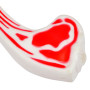 Jouet Cotelétte Vinyle Sonore 13 x 5 x H2 cm Blanc Rouge