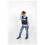 RUBIES - Kit de Policier pour Enfants - Taille Unique 5 à 8 Ans - Costume de Policier Français avec Casquette, Plastron et Menot