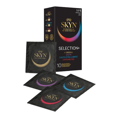 SKYN Selection+: 10 préservatifs sans latex pour hommes / 4 Original