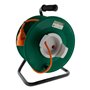 Enrouleur jardin vide précâblé en 3G1,5 mm² 70cm pour prolongateur de jardin avec coupe circuit thermique- Zenitech