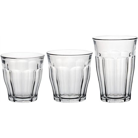 Duralex® - Lot de 18 Verres Transparents Le Picardie® - 25