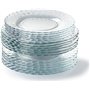 Duralex® - Service de 18 Assiettes Ondulées Le Picardie® - Plate 23cm