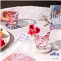 Duralex® - Lot de 4 Verres en Verre Trempé Rose 25 cl - Collection Le Picardie® Élégants et Polyvalents – Fabrication Française
