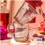 Duralex® - Lot de 4 Verres en Verre Trempé Rose 25 cl - Collection Le Picardie® Élégants et Polyvalents – Fabrication Française