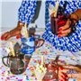 Duralex® - Lot de 6 Mugs en Verre Trempé Prune 26cl - Collection Versailles Ultra Résistants et Empilables – Fabrication Françai