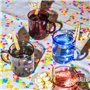 Duralex® - Lot de 6 Mugs en Verre Trempé Prune 26cl - Collection Versailles Ultra Résistants et Empilables – Fabrication Françai