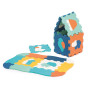 LUDI - Tapis Bords Et Coins - Jeu D'Encastrement - Éveil Bébé - Amortit Les Chocs, Isole Du Froid - Dès La Naissance - Développe