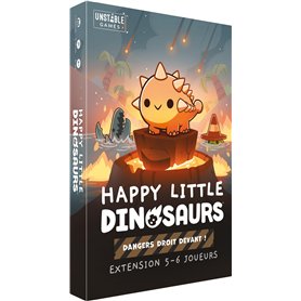 Asmodee TeeTurtle Happy Little Dinosaurs - Extension : Dangers Droit Devant - Jeux de société - Jeux de Cartes - Jeu Adultes et