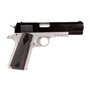CyberGun Pistolet Airsoft Colt 1911 HPA Dual Tone-modèle à Ressort-armement Manuel/Mode Coup par Coup-Couleur: Noir/Argent-matiè