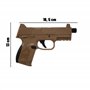 CyberGun Pistolet à Billes Airsoft/FN 509 Tactical Désert à Ressort (Spring) / Matière: Plasique ABS/Puissance 0.2 Joule