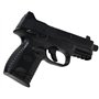 CyberGun Pistolet à Billes Airsoft/FN 509 Tactical Noir à Ressort (Spring) / Matière: Plasique ABS/Puissance 0.2 Joule