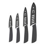 5 five simply smart Lot de 4 couteaux en céramique Gris Zirco