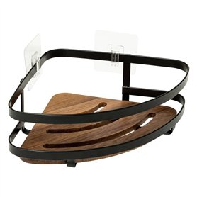 5 five simply smart 5five - étagère de Douche d Angle blackacia en Acacia