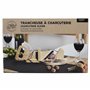 PICK AND DRINK KD3213 Trancheuse à Charcuterie Ronde Gomme/Inox Marron 30,50 x 19,30 x 12,40 cm