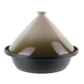 WEB2O Tajine Induction et Vitro-céramique INOX Taupe 30