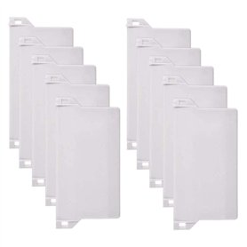 ProLeo Lot de 10 rideaux à lamelles - Plaque de lestage - Accessoire de rechange - Poids pour stores verticaux - Poids : 89 mm (